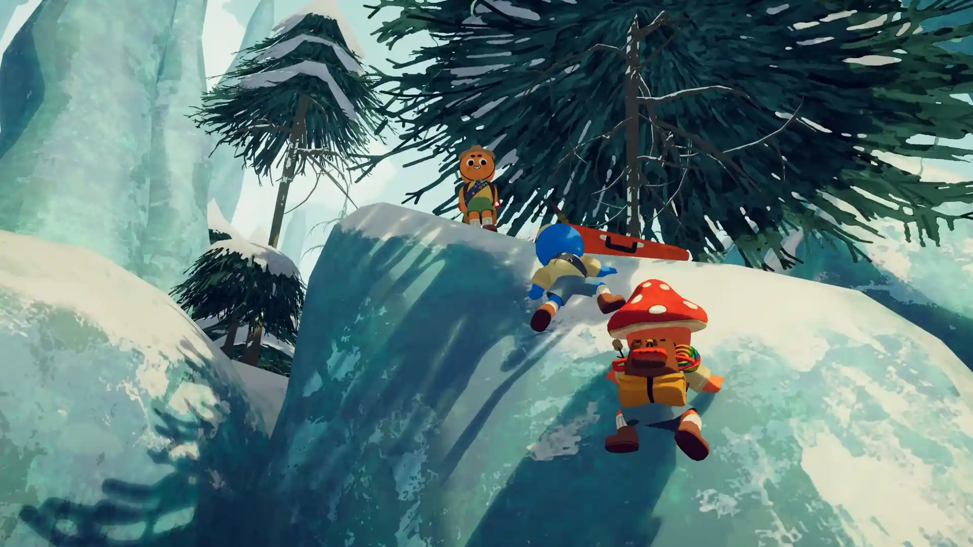 PEAK co-op mountain climbing with procedural daily resets