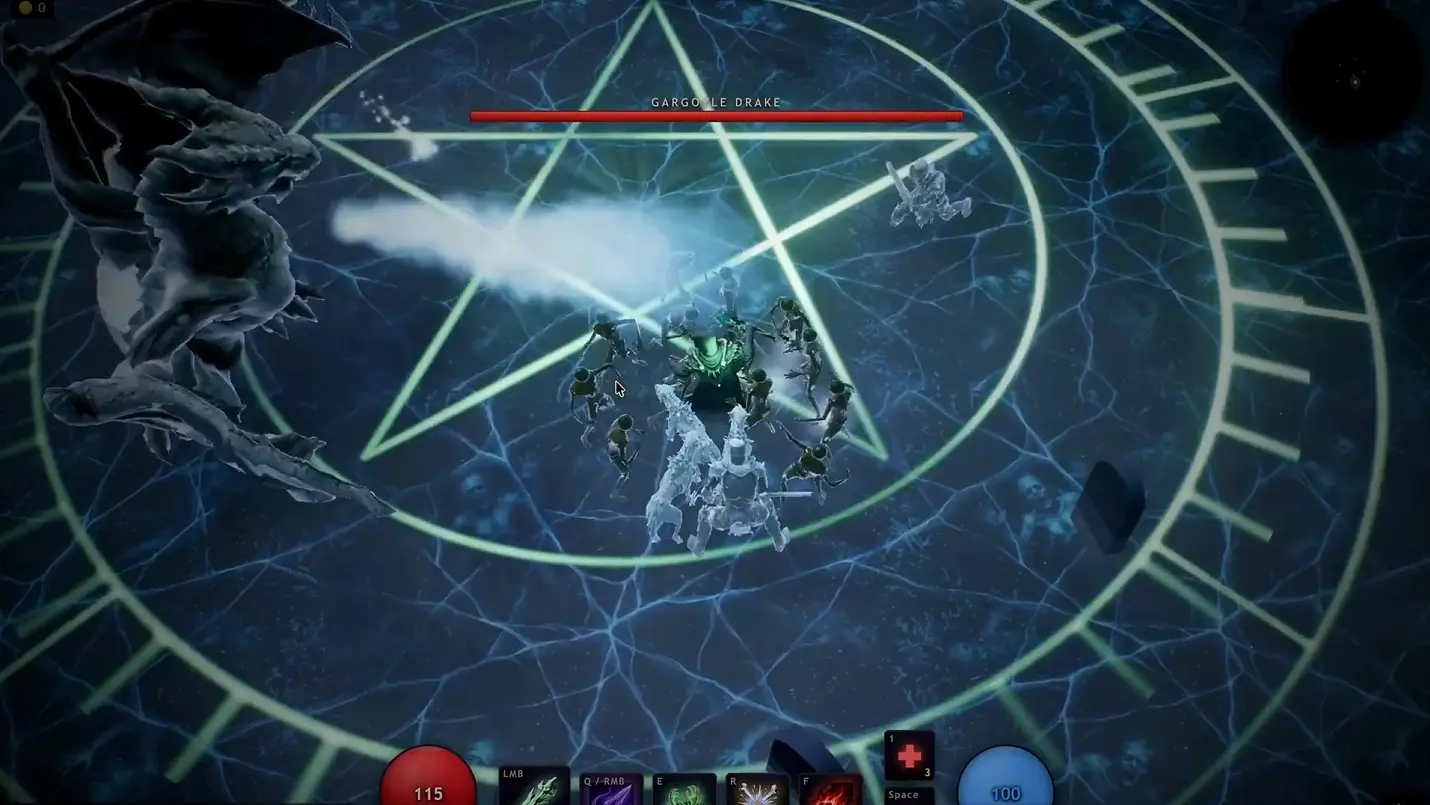 Gravecrawl, a co-op gothic survival ARPG playable in the browser