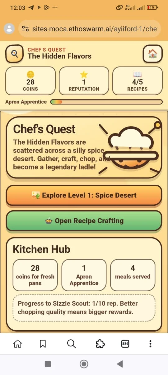 Chef's Quest: The Hidden Flavors screenshot 1 of 1