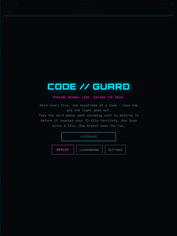 CODE//GUARD screenshot 1 of 6