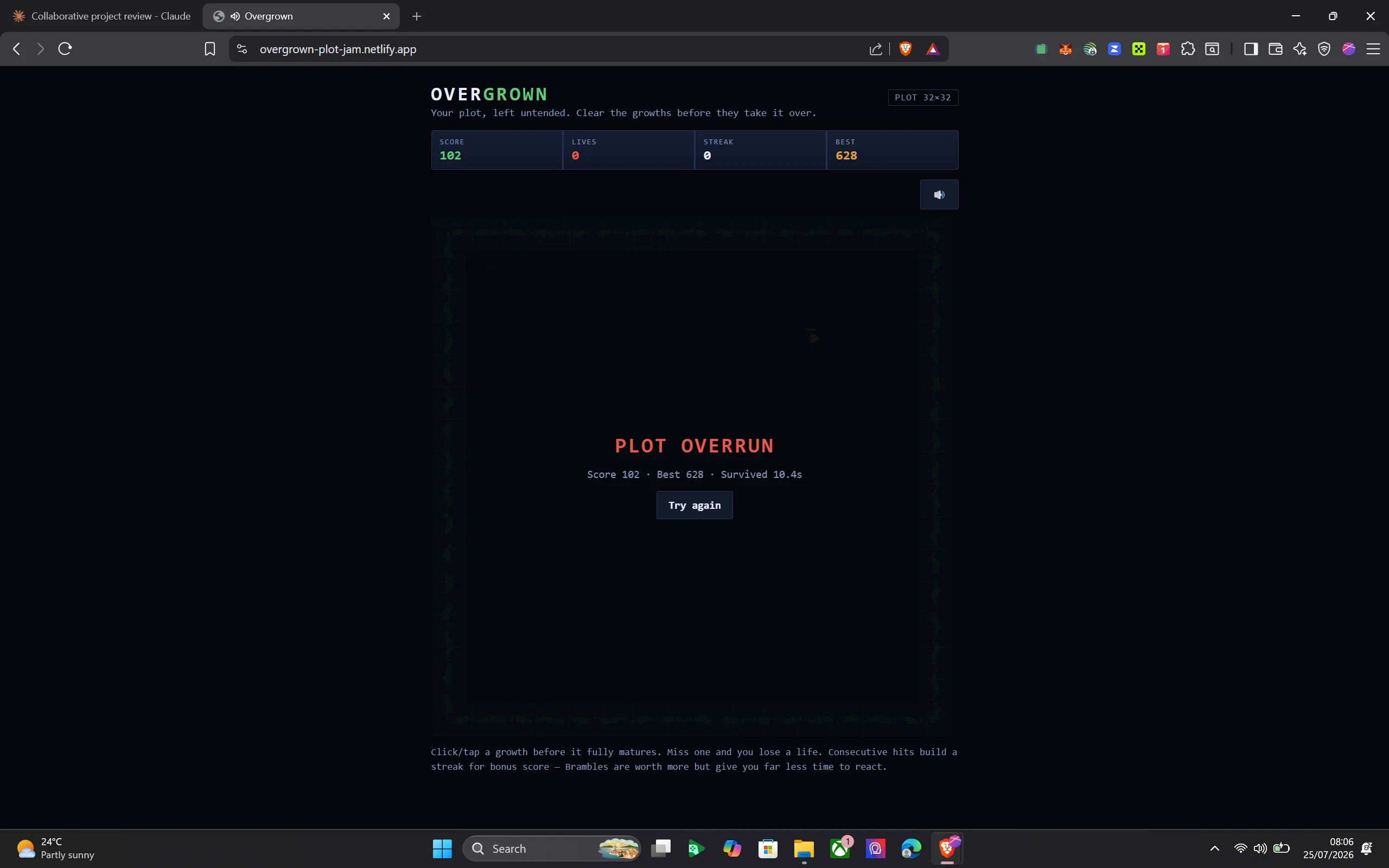 Overgrown (VibeBlitz) screenshot 3 of 3