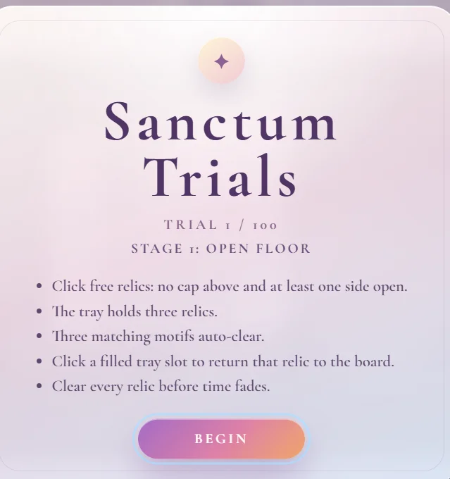 Sanctum Trials screenshot 1 of 3