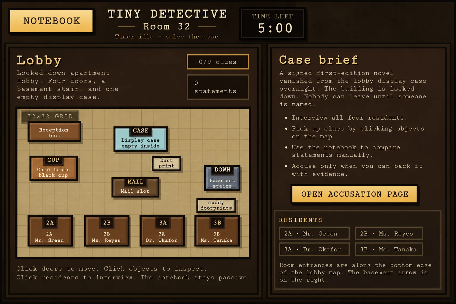 Tiny Detective: Room 32 cover image